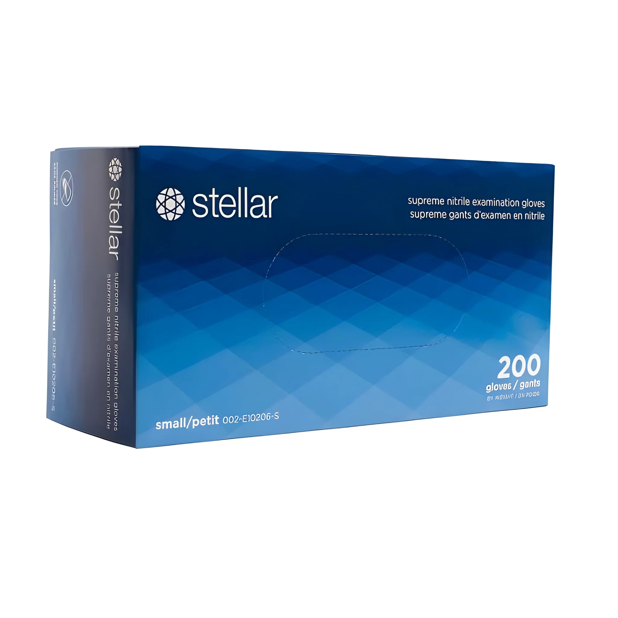 Stellar Supreme Nitrile Gloves, Blue, Medium- 2000/Case