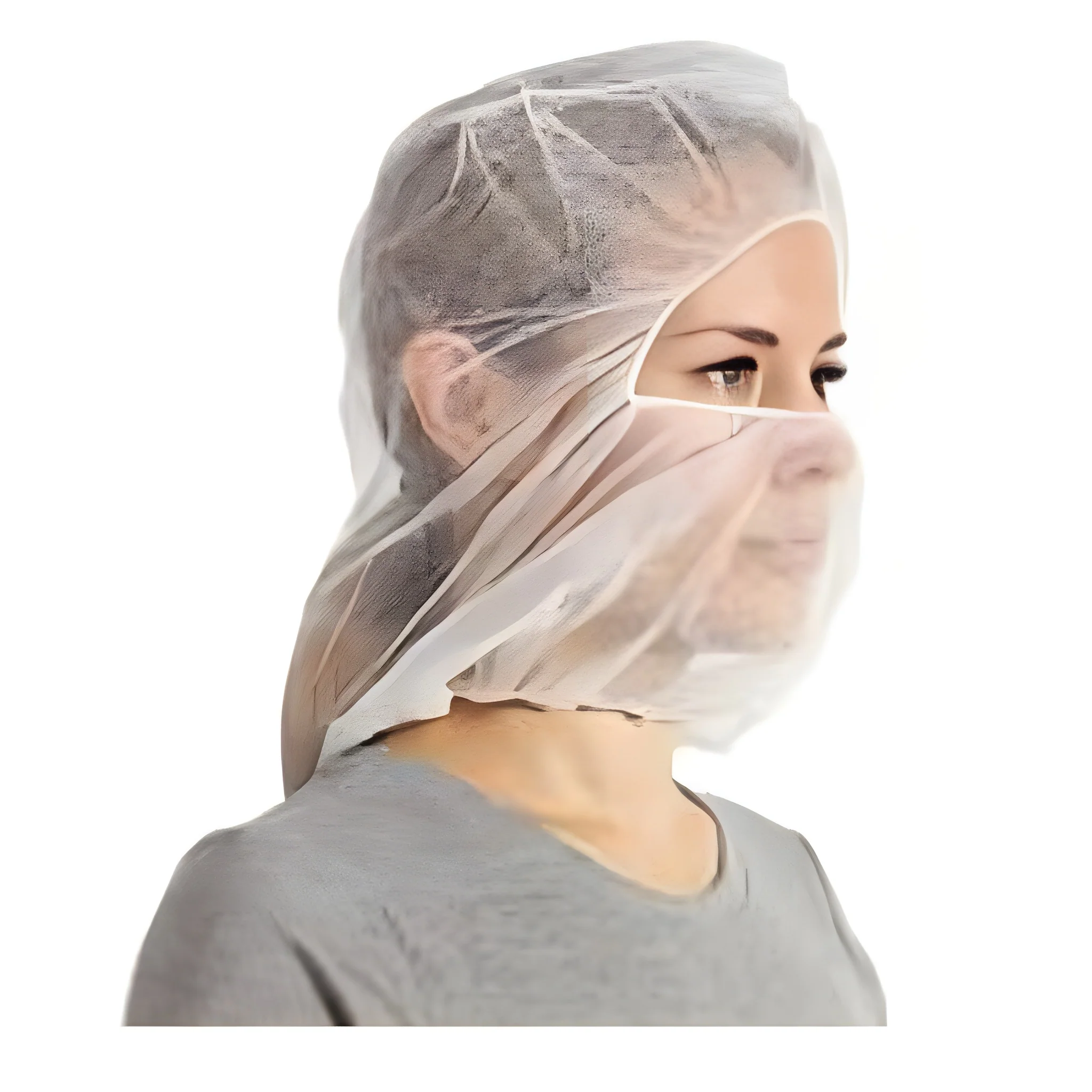 Stellar Polypropylene Balaclava Hood, White, One size- 500 / Case