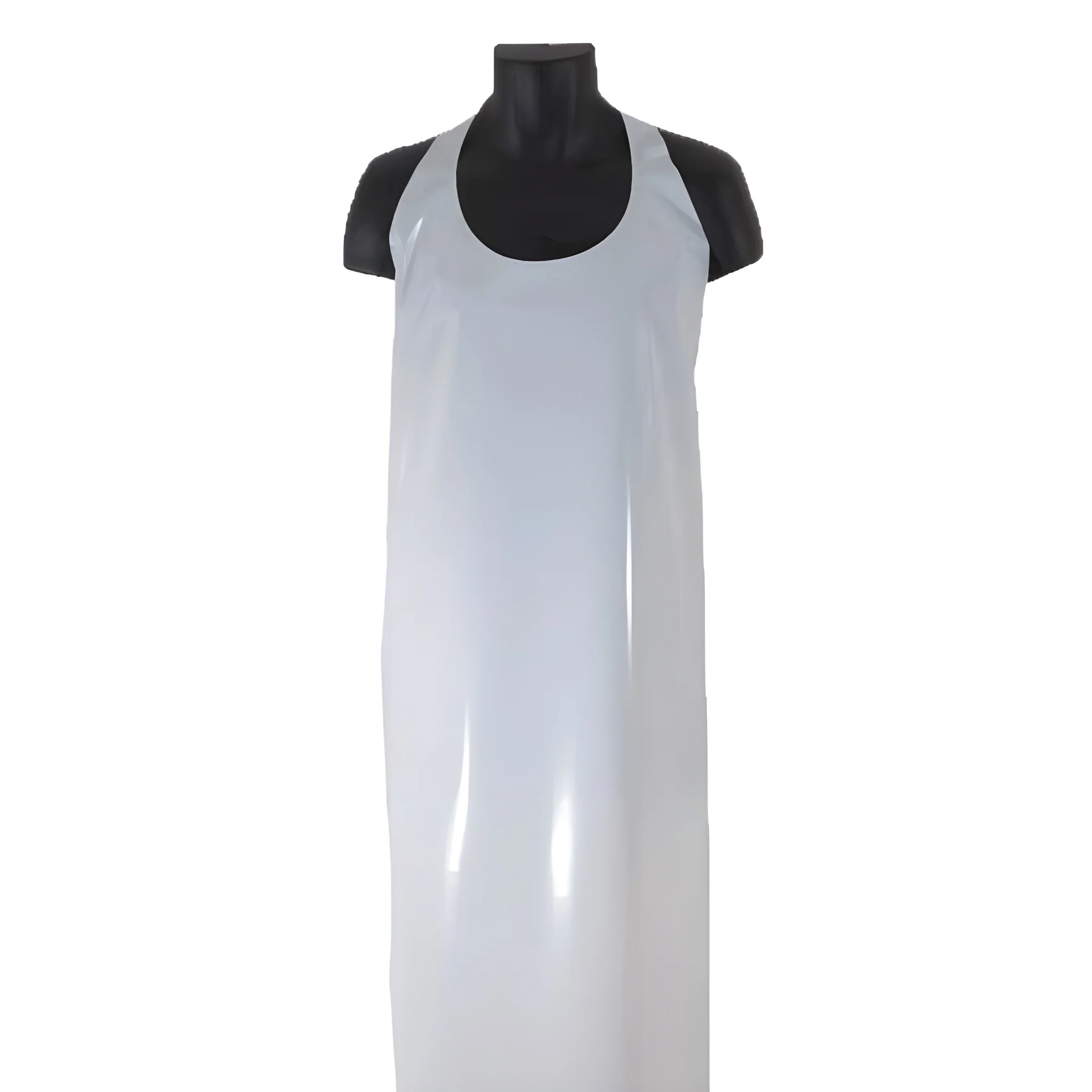 Stellar Polyurethane Aprons, Die Cut, 35 x 50, White - 1 Each