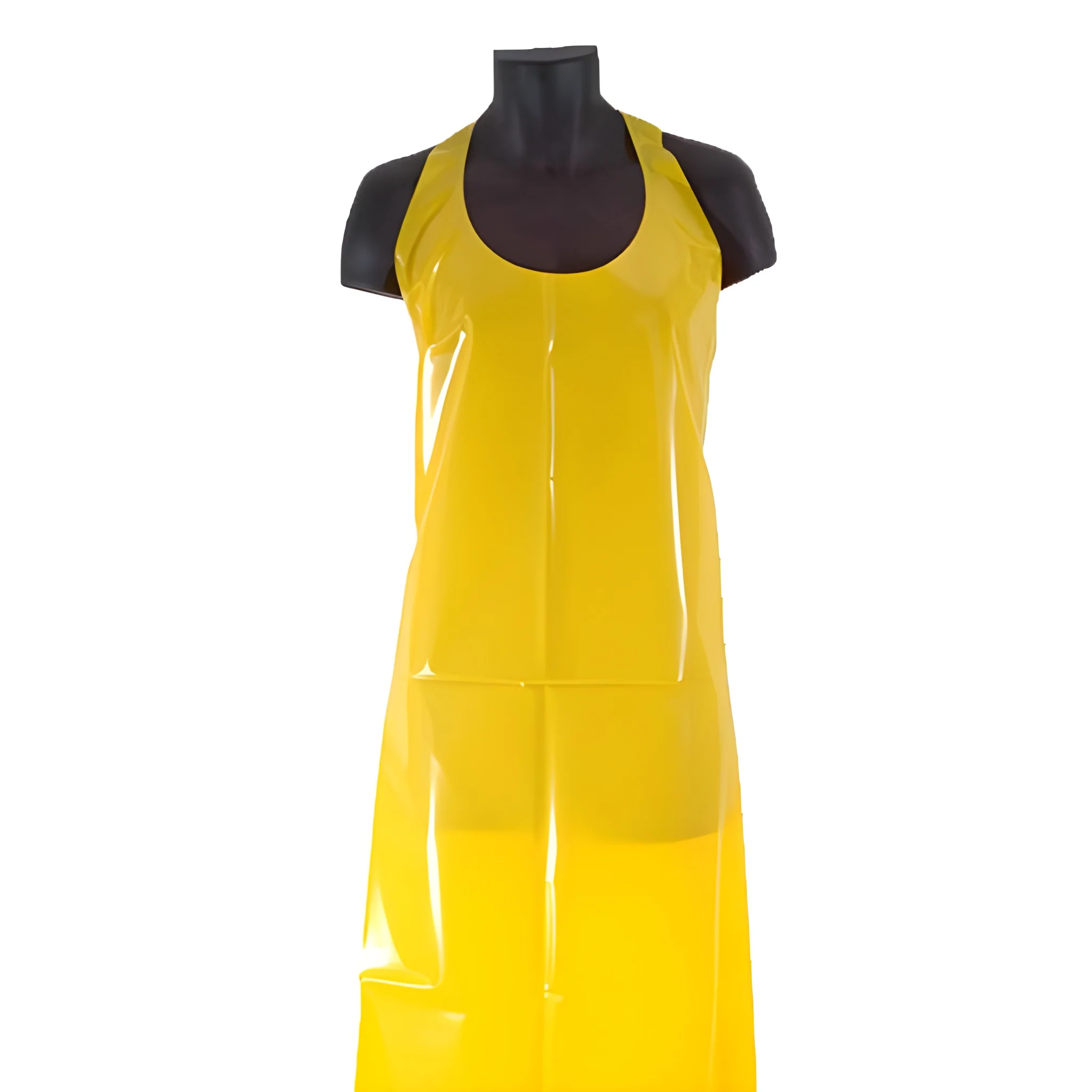 Stellar Polyurethane Aprons, Die Cut, 35 x 50, Yellow - 1 Each